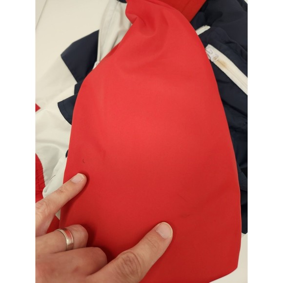 RSVLTS Windbreaker Jacket Men's M Red White Blue Full Zip USA America Patriotic - Picture 7 of 10